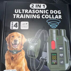 Ultrasonic Dog Training Collar - Green